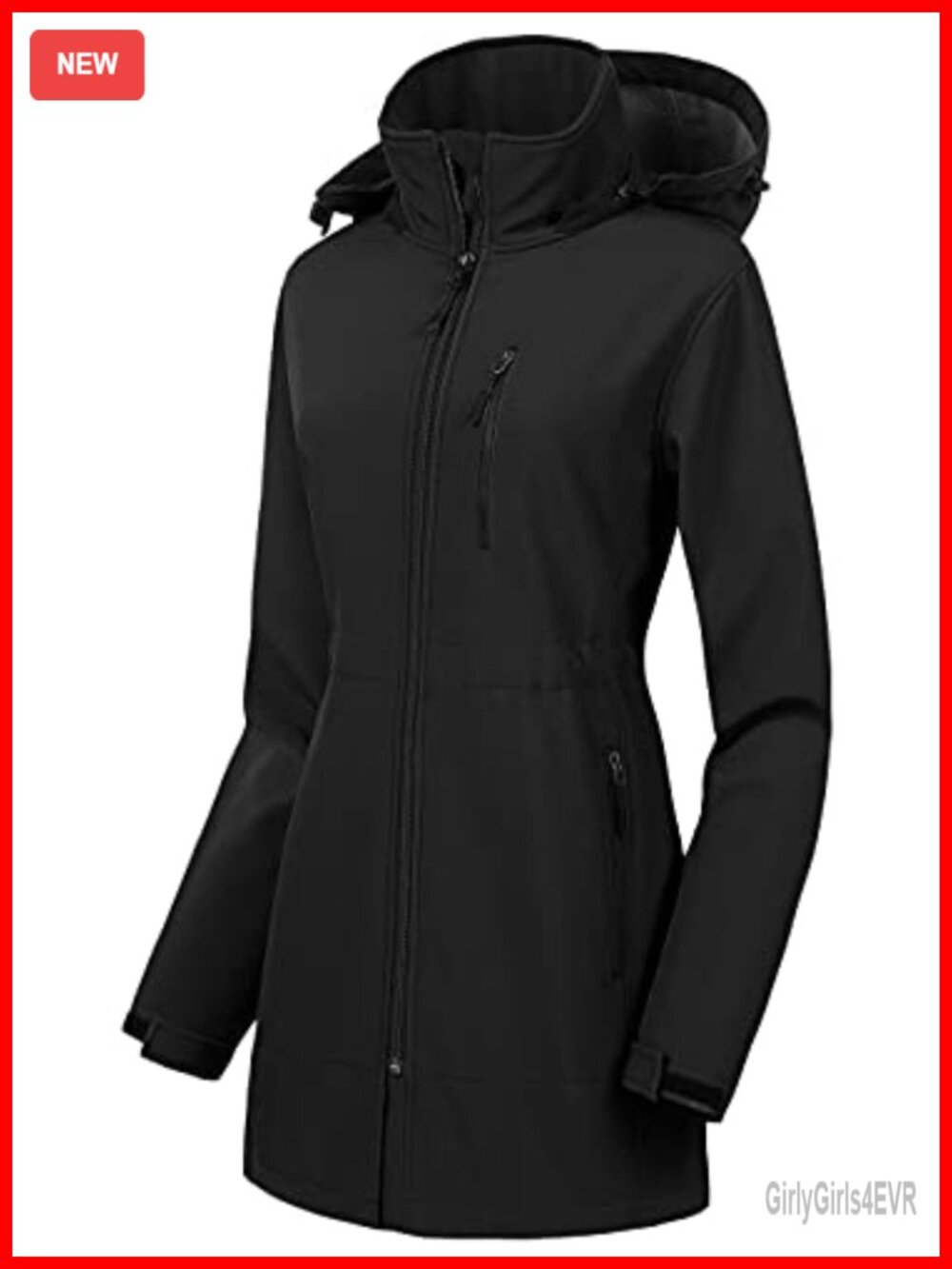 Women's Lightweight Waterproof Softshell Tactical Jacket Fleece Lined